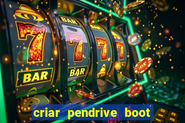 criar pendrive boot windows 10